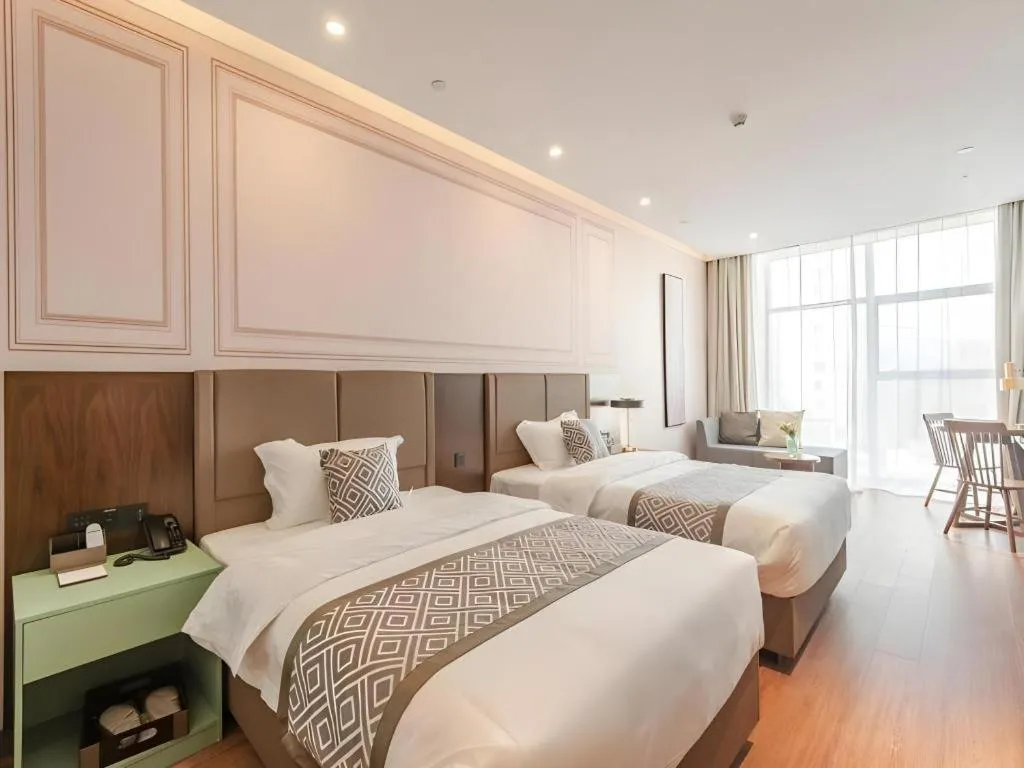 Bed in GME Hefei Qianshan North Road Phoenix City Hotel