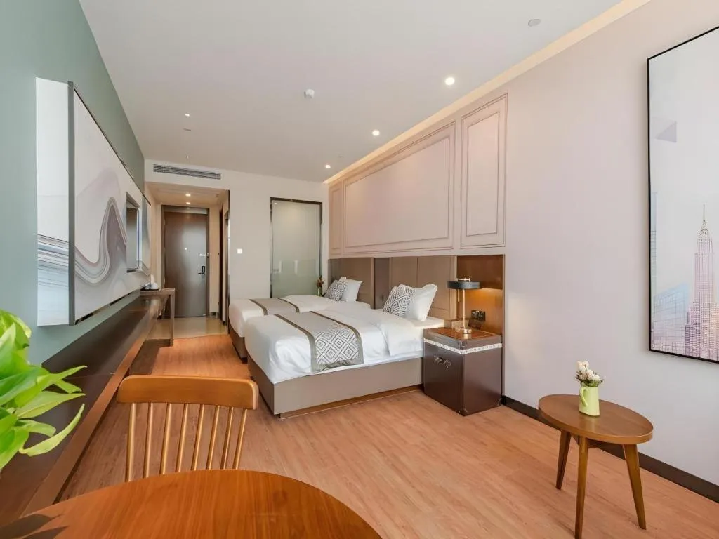 Bed in GME Hefei Qianshan North Road Phoenix City Hotel