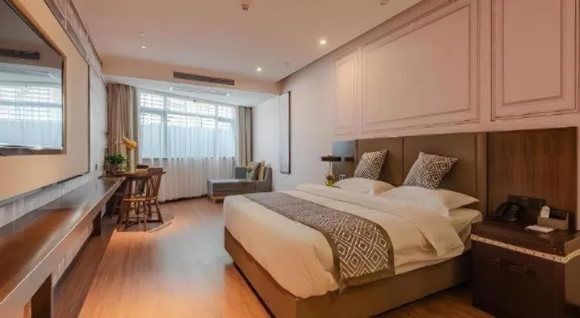 Bed in GME Hefei Qianshan North Road Phoenix City Hotel