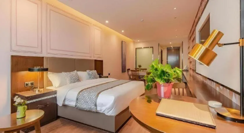 Bed in GME Hefei Qianshan North Road Phoenix City Hotel