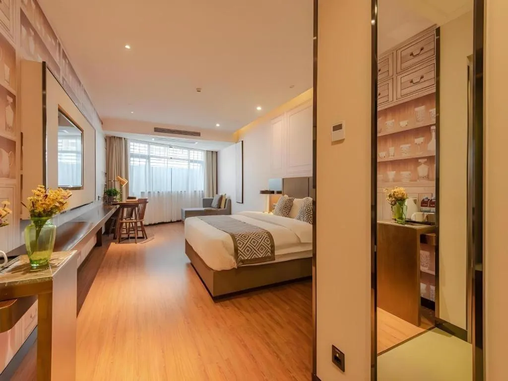 Bed in GME Hefei Qianshan North Road Phoenix City Hotel