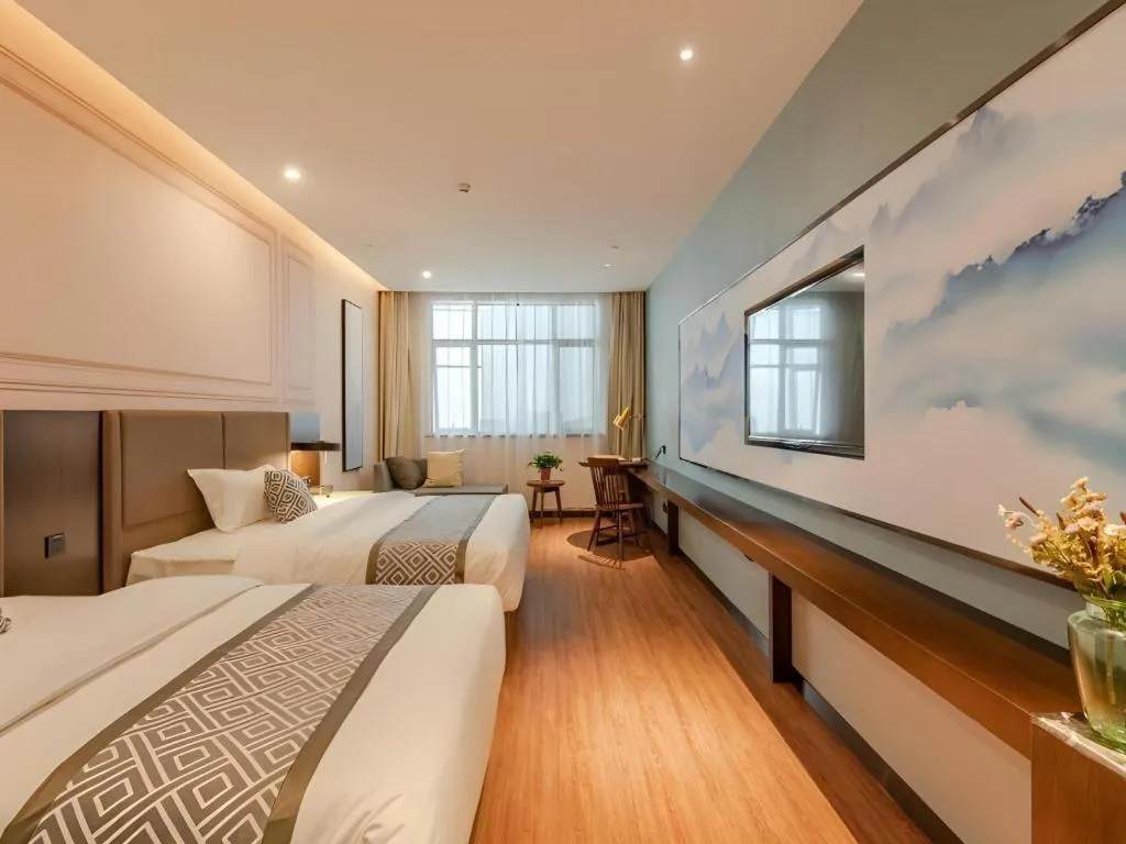 Bed in GME Hefei Qianshan North Road Phoenix City Hotel