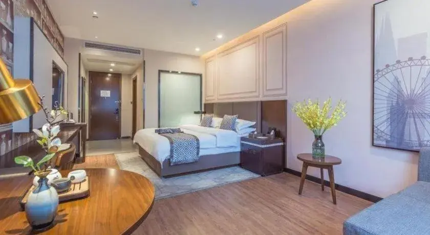 Bed in GME Hefei Qianshan North Road Phoenix City Hotel Bed in GME Hefei Qianshan North Road Phoenix City Hotel