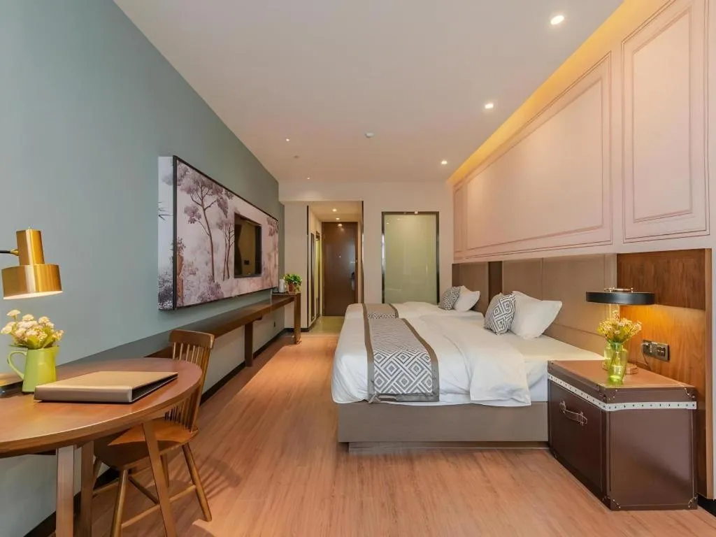 Bed in GME Hefei Qianshan North Road Phoenix City Hotel