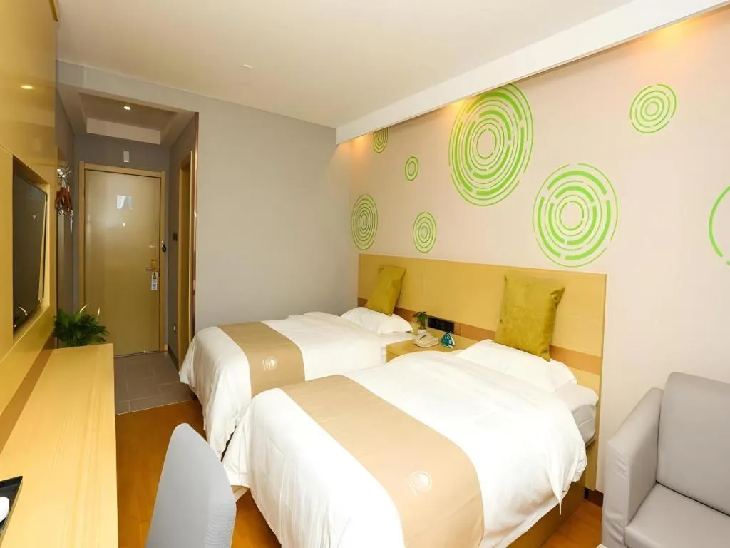 Bed in GreenTree Inn Suzhou Changshu Southeast Development Zone Southeast Avenue