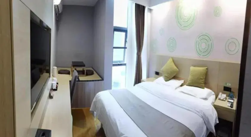 Bed in GreenTree Inn Suzhou Changshu Southeast Development Zone Southeast Avenue Bed in GreenTree Inn Suzhou Changshu Southeast Development Zone Southeast Avenue