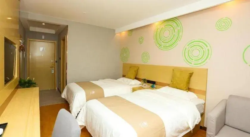 Bed in GreenTree Inn Suzhou Changshu Southeast Development Zone Southeast Avenue Bed in GreenTree Inn Suzhou Changshu Southeast Development Zone Southeast Avenue