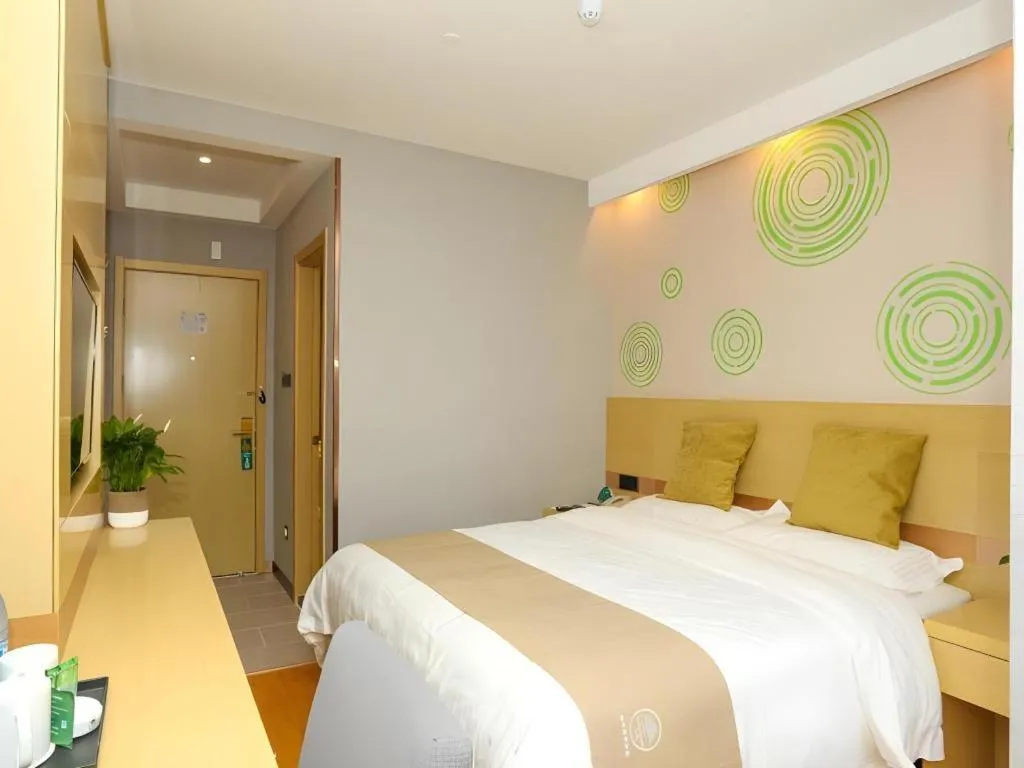 Bed in GreenTree Inn Suzhou Changshu Southeast Development Zone Southeast Avenue