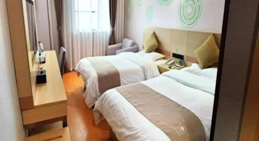 Bed in GreenTree Inn Suzhou Changshu Southeast Development Zone Southeast Avenue Bed in GreenTree Inn Suzhou Changshu Southeast Development Zone Southeast Avenue