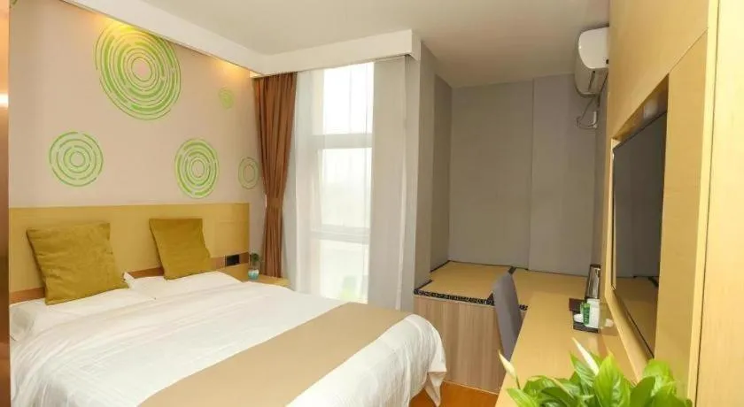 Bed in GreenTree Inn Suzhou Changshu Southeast Development Zone Southeast Avenue