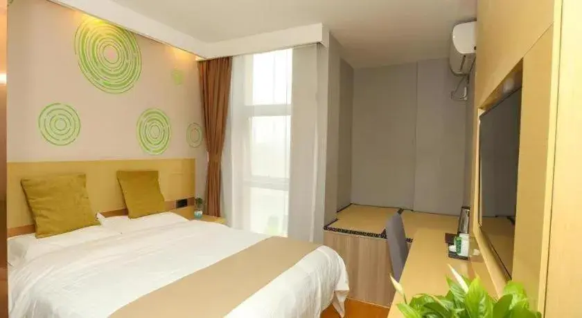 Bed in GreenTree Inn Suzhou Changshu Southeast Development Zone Southeast Avenue Bed in GreenTree Inn Suzhou Changshu Southeast Development Zone Southeast Avenue