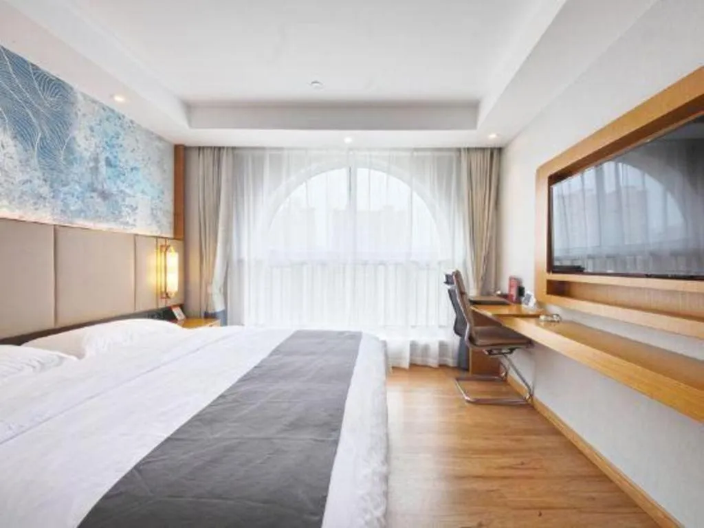 Bed in GreenTree Eastern Hotel Huai'an Bus Station Zhou Enlai Memorial