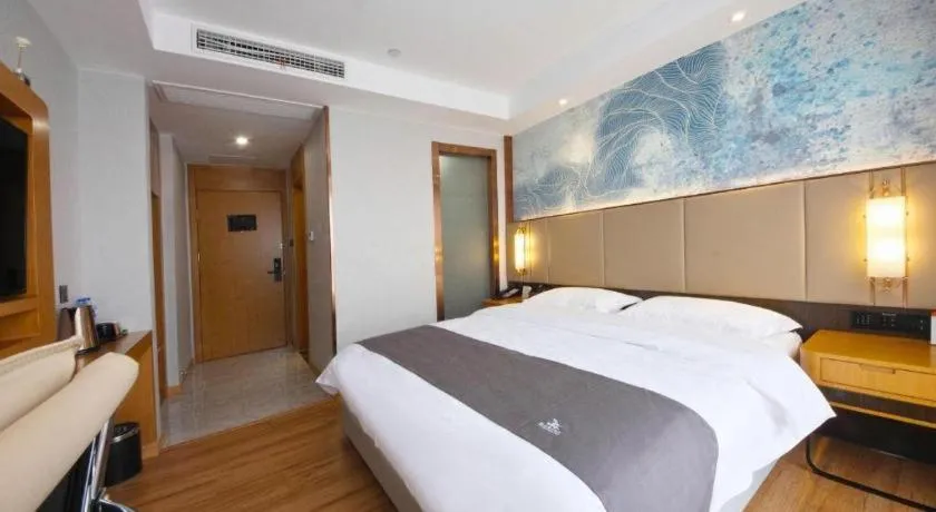 Bed in GreenTree Eastern Hotel Huai'an Bus Station Zhou Enlai Memorial