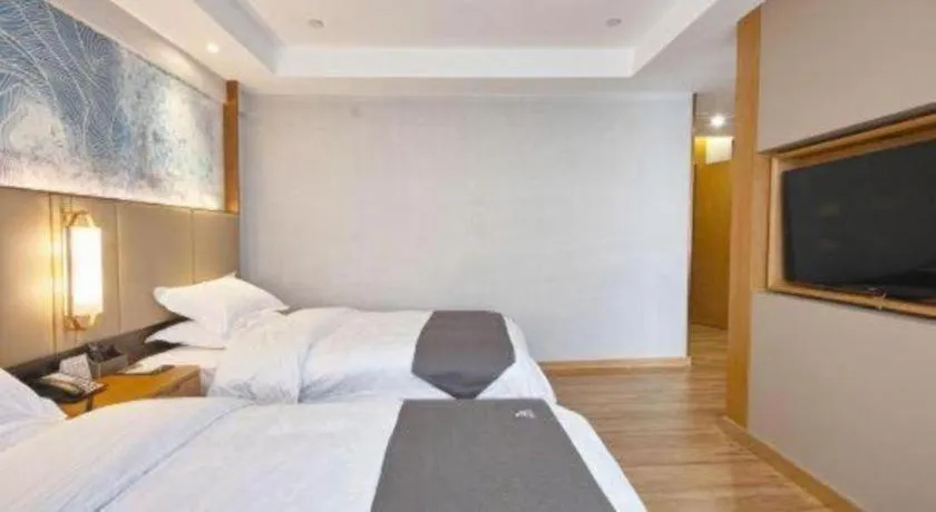 Bed in GreenTree Eastern Hotel Huai'an Bus Station Zhou Enlai Memorial