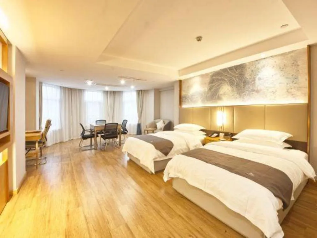 Bed in GreenTree Eastern Hotel Huai'an Bus Station Zhou Enlai Memorial