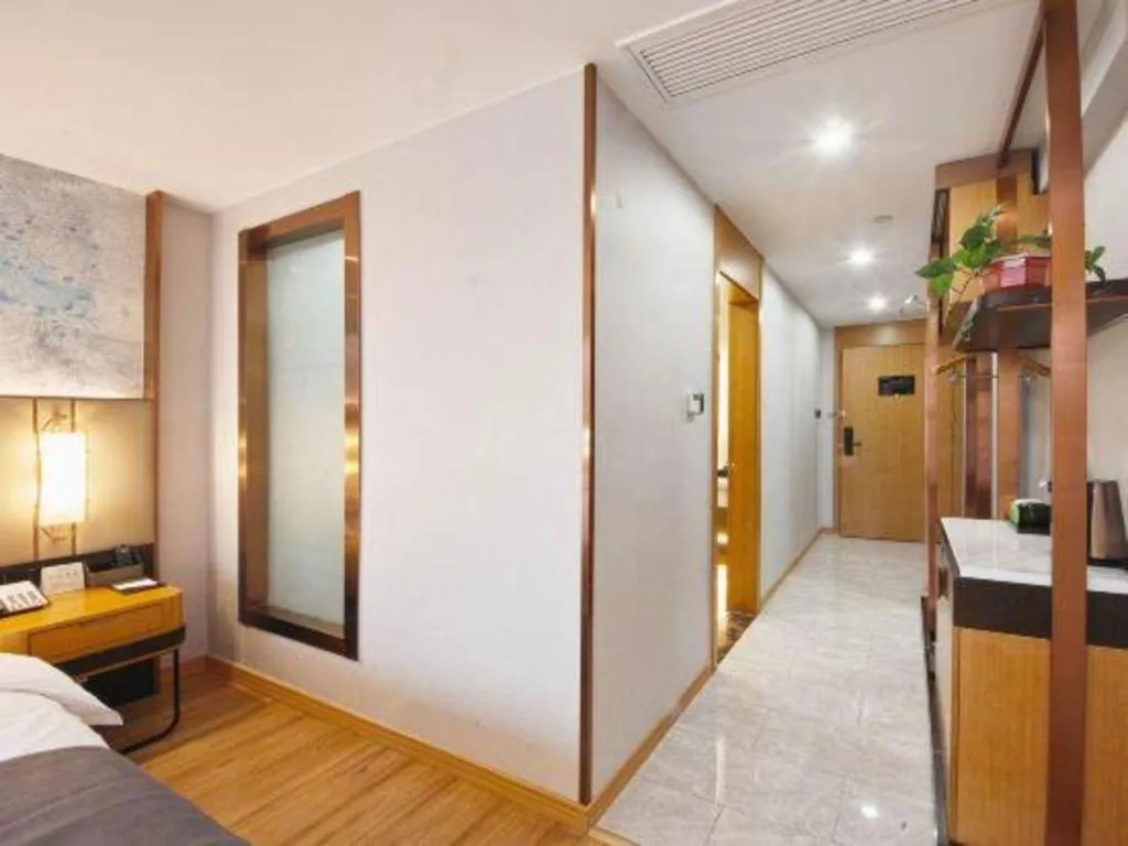 Bed in GreenTree Eastern Hotel Huai'an Bus Station Zhou Enlai Memorial