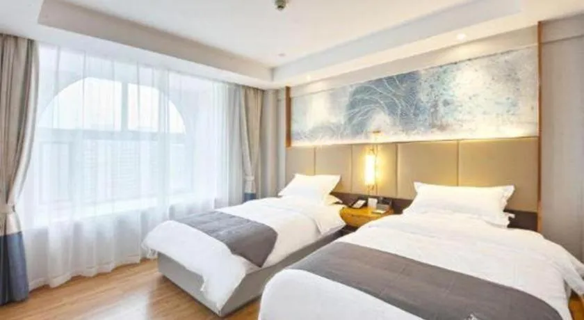 Bed in GreenTree Eastern Hotel Huai'an Bus Station Zhou Enlai Memorial