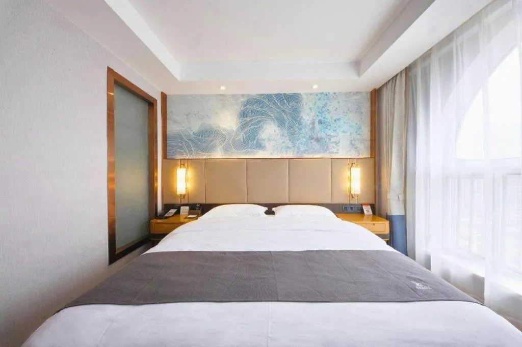 Bed in GreenTree Eastern Hotel Huai'an Bus Station Zhou Enlai Memorial