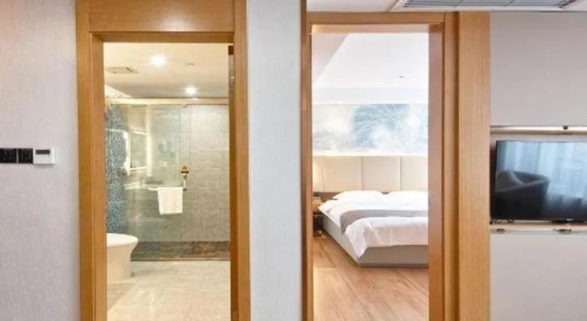 Bed in GreenTree Eastern Hotel Huai'an Bus Station Zhou Enlai Memorial