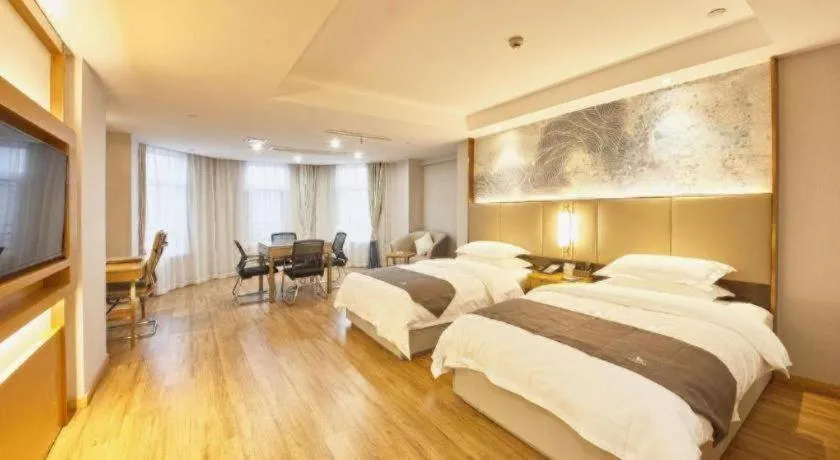 Bed in GreenTree Eastern Hotel Huai'an Bus Station Zhou Enlai Memorial