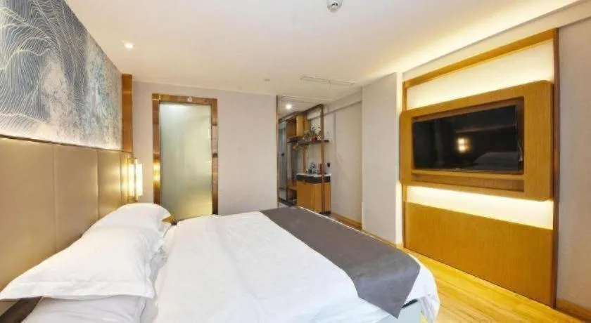 Bed in GreenTree Eastern Hotel Huai'an Bus Station Zhou Enlai Memorial