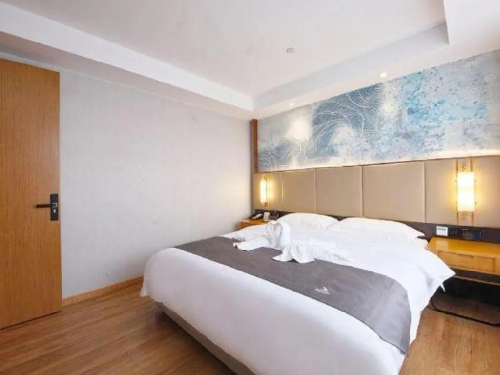 Bed in GreenTree Eastern Hotel Huai'an Bus Station Zhou Enlai Memorial