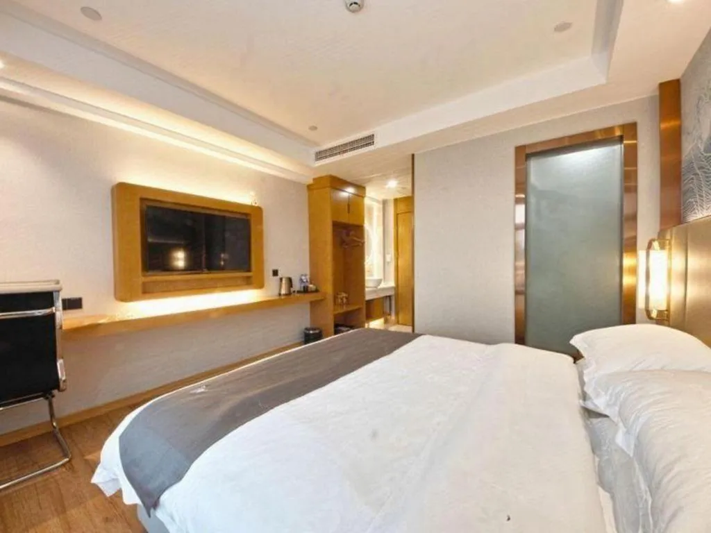 Bed in GreenTree Eastern Hotel Huai'an Bus Station Zhou Enlai Memorial