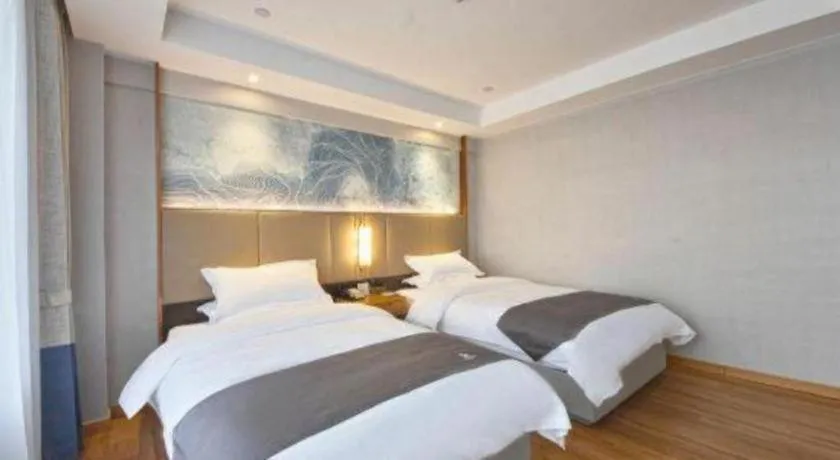 Bed in GreenTree Eastern Hotel Huai'an Bus Station Zhou Enlai Memorial