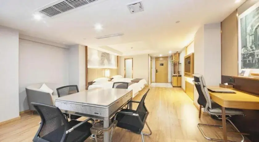 Bed in GreenTree Eastern Hotel Huai'an Bus Station Zhou Enlai Memorial Bed in GreenTree Eastern Hotel Huai'an Bus Station Zhou Enlai Memorial