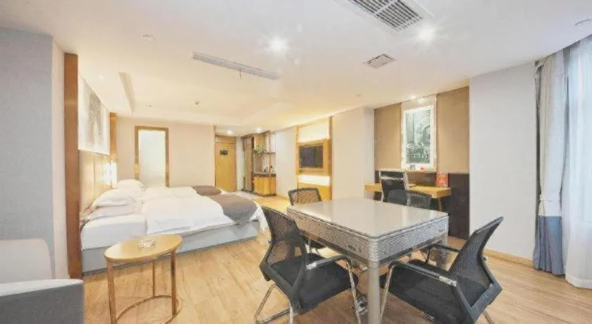 Bed in GreenTree Eastern Hotel Huai'an Bus Station Zhou Enlai Memorial