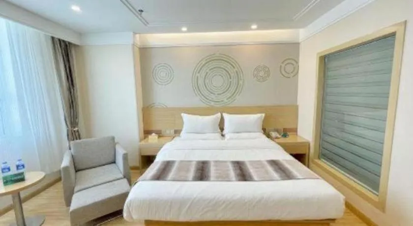 Bed in GreenTree Inn Urumqi Airport Tianyi International City