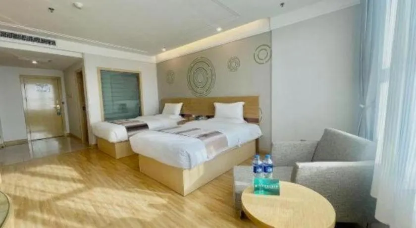 Bed in GreenTree Inn Urumqi Airport Tianyi International City