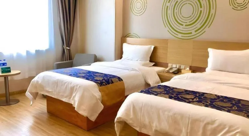 Bed in GreenTree Inn Urumqi Airport Tianyi International City