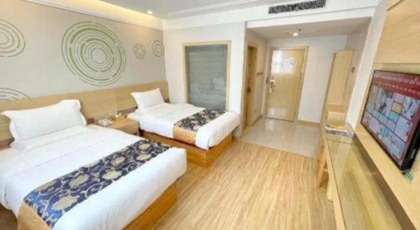 Bed in GreenTree Inn Urumqi Airport Tianyi International City