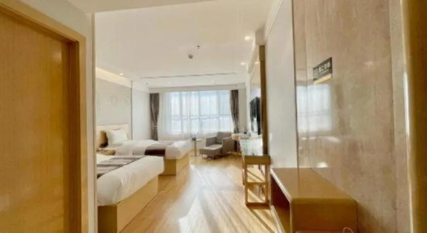 Bed in GreenTree Inn Urumqi Airport Tianyi International City