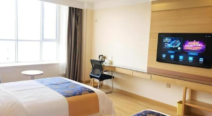 Bed in GreenTree Inn Urumqi Airport Tianyi International City