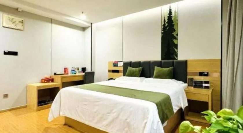 Bed in GreenTree Inn Pingdingshan Wanda Plaza Branch
