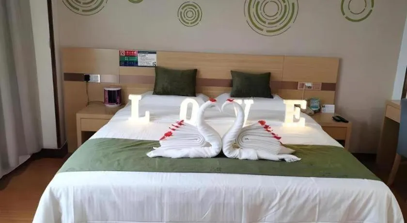 Bed in GreenTree Inn Pingdingshan Wanda Plaza Branch