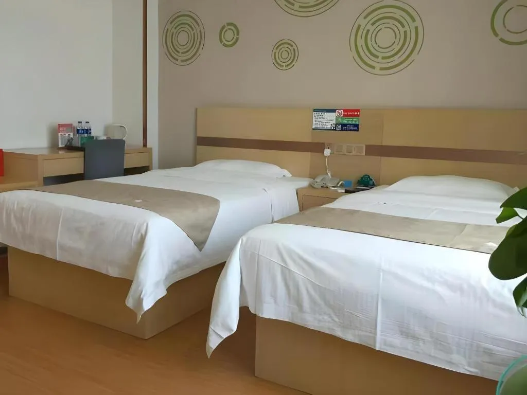 Bed in GreenTree Inn Pingdingshan Wanda Plaza Branch