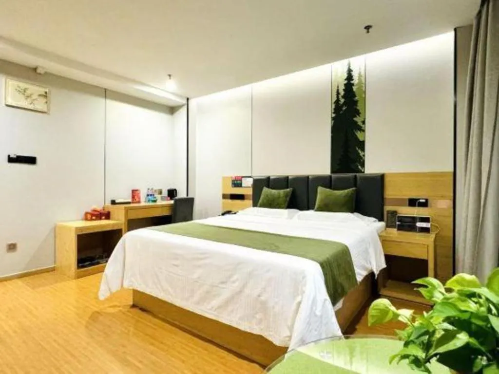 Bed in GreenTree Inn Pingdingshan Wanda Plaza Branch