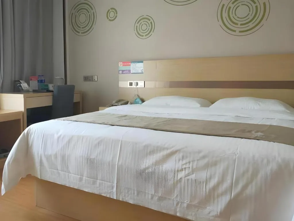 Bed in GreenTree Inn Pingdingshan Wanda Plaza Branch