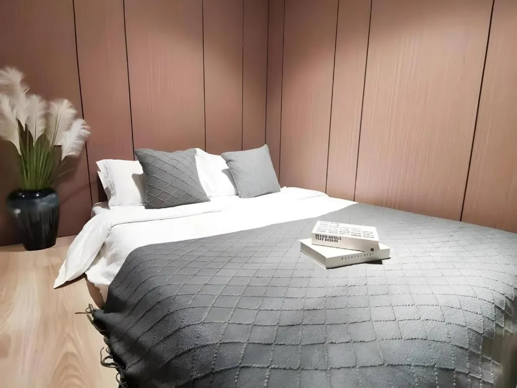 Bed in Shell Zaozhuang Taierzhuang Ancient City East Gate Hotel