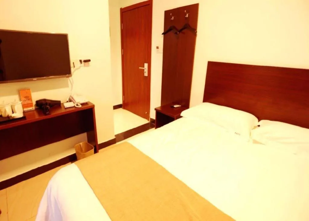 Bed in Shell Zaozhuang Taierzhuang Ancient City East Gate Hotel