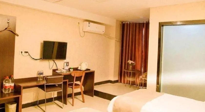 Bed in Shell Zaozhuang Taierzhuang Ancient City East Gate Hotel