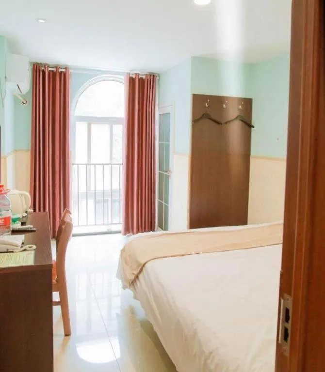 Bed in Shell Zaozhuang Taierzhuang Ancient City East Gate Hotel