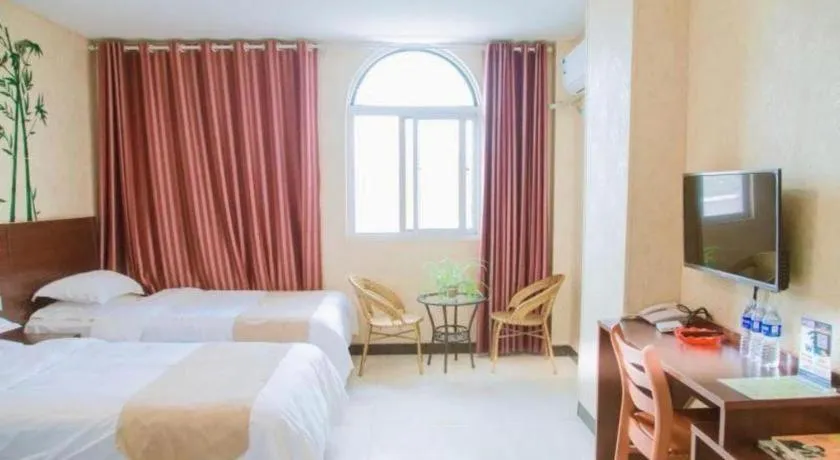 Bed in Shell Zaozhuang Taierzhuang Ancient City East Gate Hotel