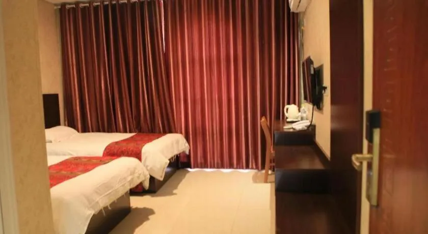 Bed in Shell Zaozhuang Taierzhuang Ancient City East Gate Hotel