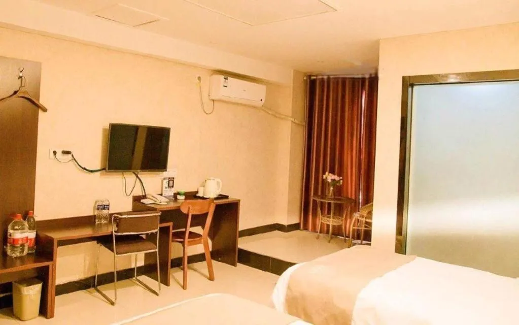 Bed in Shell Zaozhuang Taierzhuang Ancient City East Gate Hotel