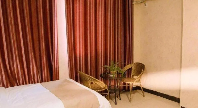 Bed in Shell Zaozhuang Taierzhuang Ancient City East Gate Hotel