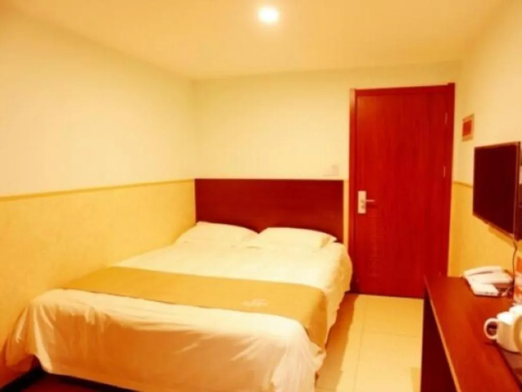 Bed in Shell Zaozhuang Taierzhuang Ancient City East Gate Hotel